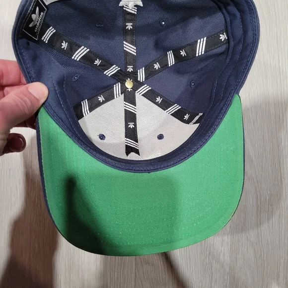 Adidas Men's Snapback Blue Hat - Picture 4 of 5